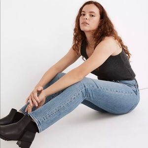Madewell curvy the perfect vintage jean in banner wash sz 28 BNWT